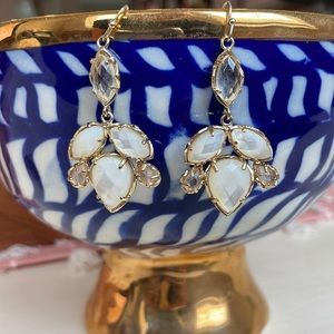 Kendra Scott White and Iridescent Chandelier